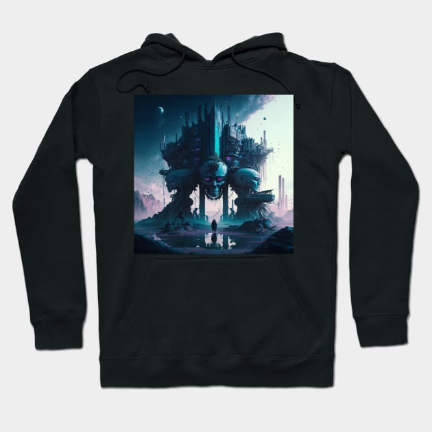 Cyberpunk Old World, After the Bombs Hoodie by AICreateWorlds